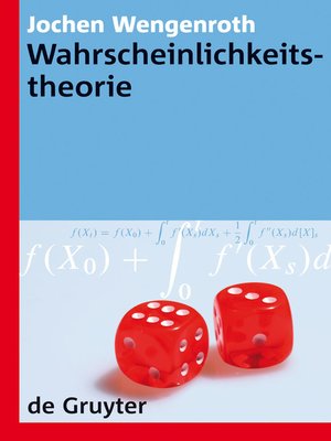 cover image of Wahrscheinlichkeitstheorie